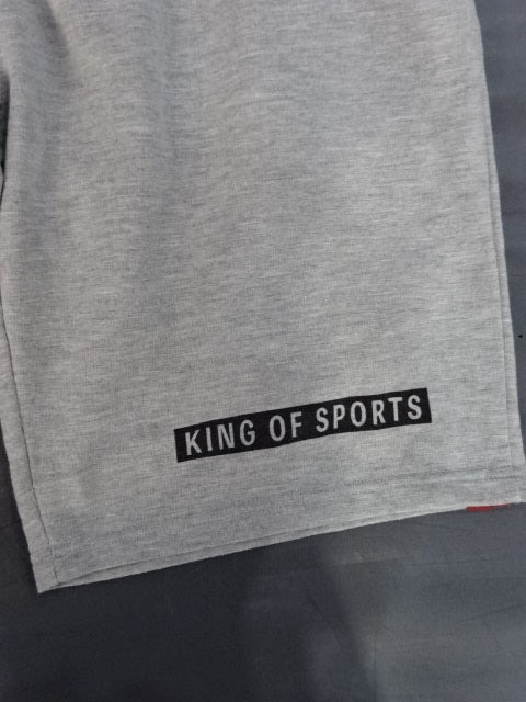 新日本プロレス×しまむら スウェットハーフパンツ①(グレー)