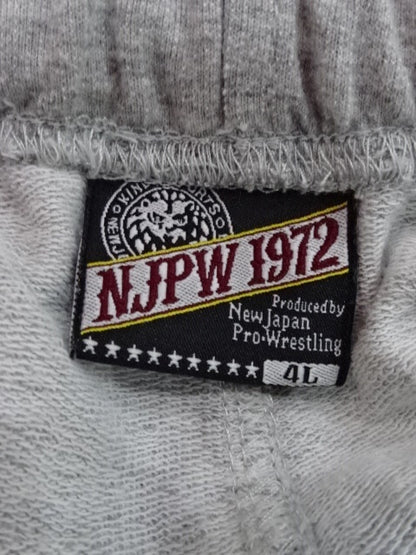 新日本プロレス×しまむら スウェットハーフパンツ①(グレー)