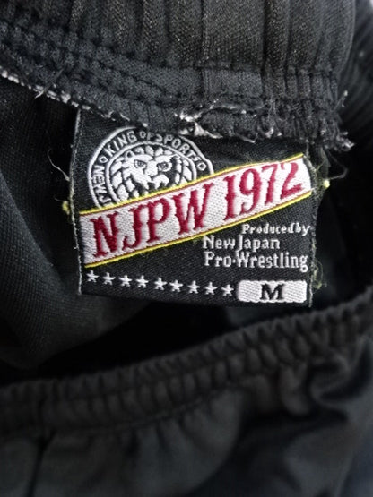 新日本プロレス×しまむら ジャージハーフパンツ①(ブラック)