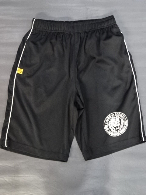 新日本プロレス×しまむら ジャージハーフパンツ②(ブラック)