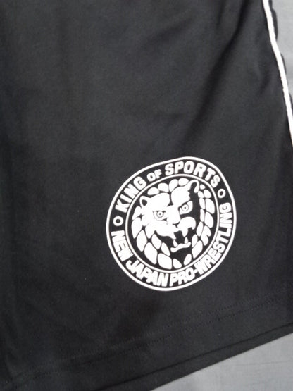 新日本プロレス×しまむら ジャージハーフパンツ②(ブラック)