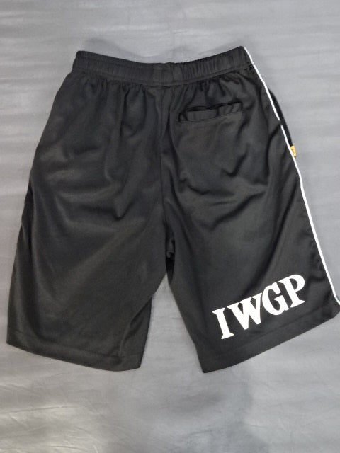 新日本プロレス×しまむら ジャージハーフパンツ②(ブラック)