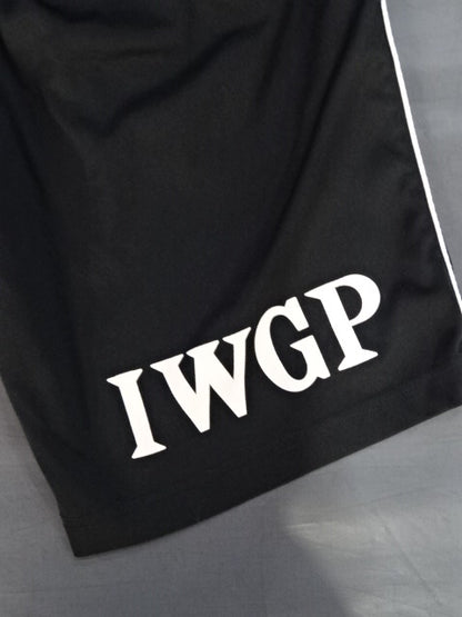 新日本プロレス×しまむら ジャージハーフパンツ②(ブラック)