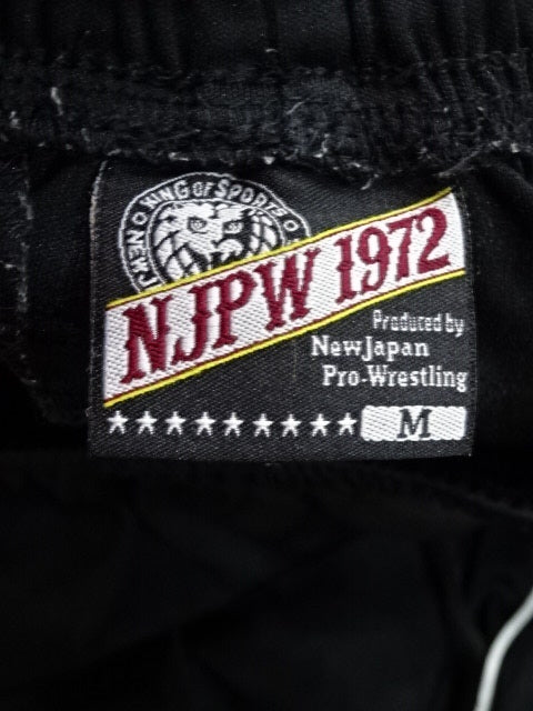 新日本プロレス×しまむら ジャージハーフパンツ②(ブラック)