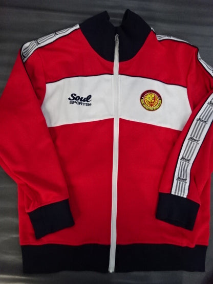 新日本プロレス×SOUL セットアップジャージ⑥(レッド)