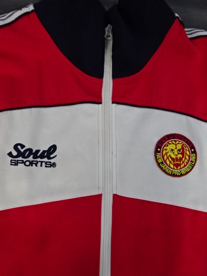 新日本プロレス×SOUL セットアップジャージ⑥(レッド)