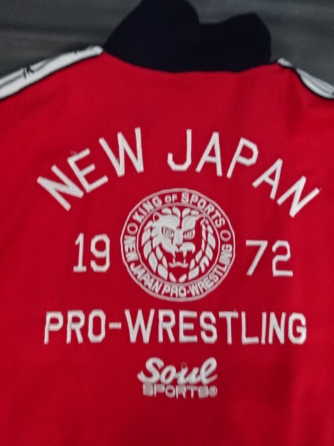 新日本プロレス×SOUL セットアップジャージ⑥(レッド)