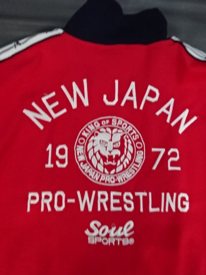 新日本プロレス×SOUL セットアップジャージ⑥(レッド)