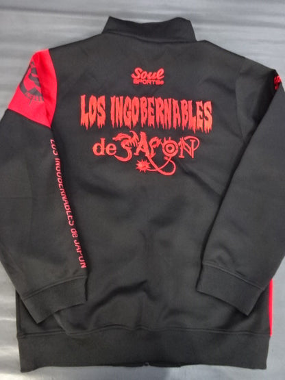 L・I・J×SOUL セットアップジャージ②(2024 / ブラック×レッド)