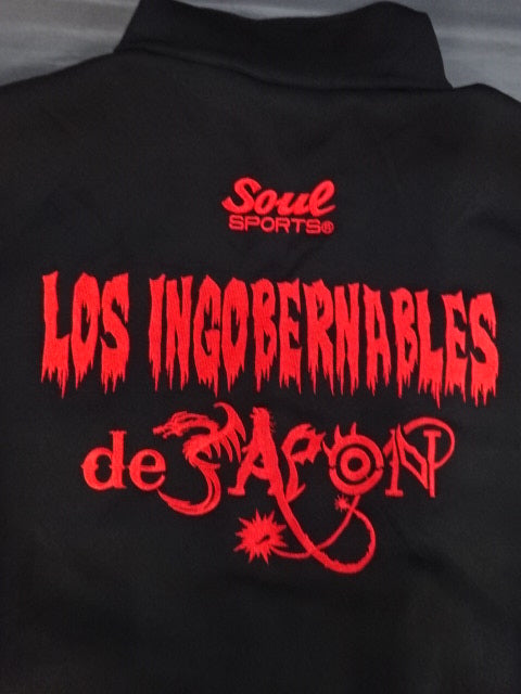 L・I・J×SOUL セットアップジャージ②(2024 / ブラック×レッド)