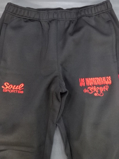 L・I・J×SOUL セットアップジャージ②(2024 / ブラック×レッド)