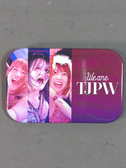 東京女子プロレス「We are TJPW」缶バッジ