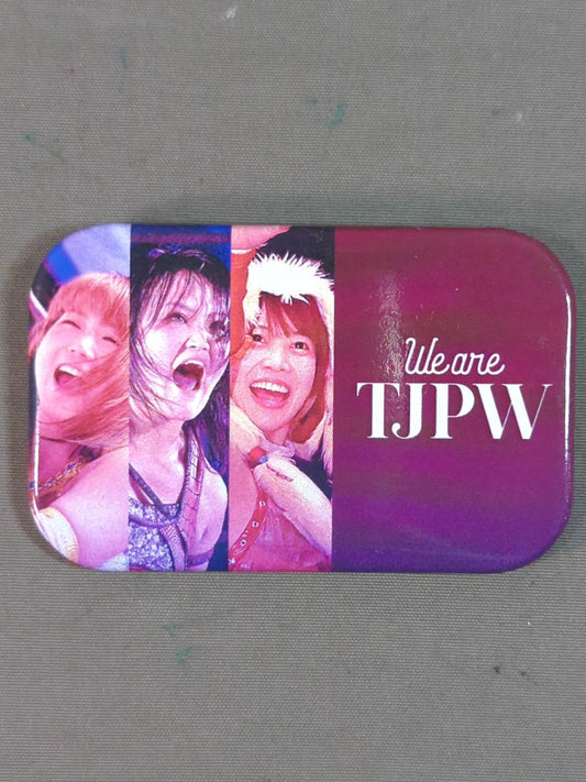 東京女子プロレス「We are TJPW」缶バッジ