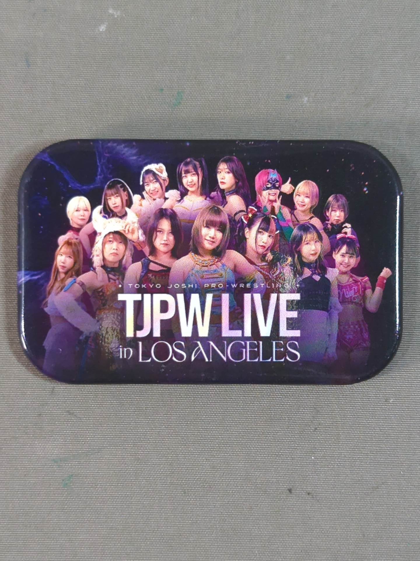 東京女子プロレス「TJPW in LOS ANGELS」缶バッジ