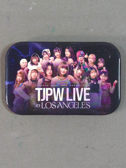 東京女子プロレス「TJPW in LOS ANGELS」缶バッジ