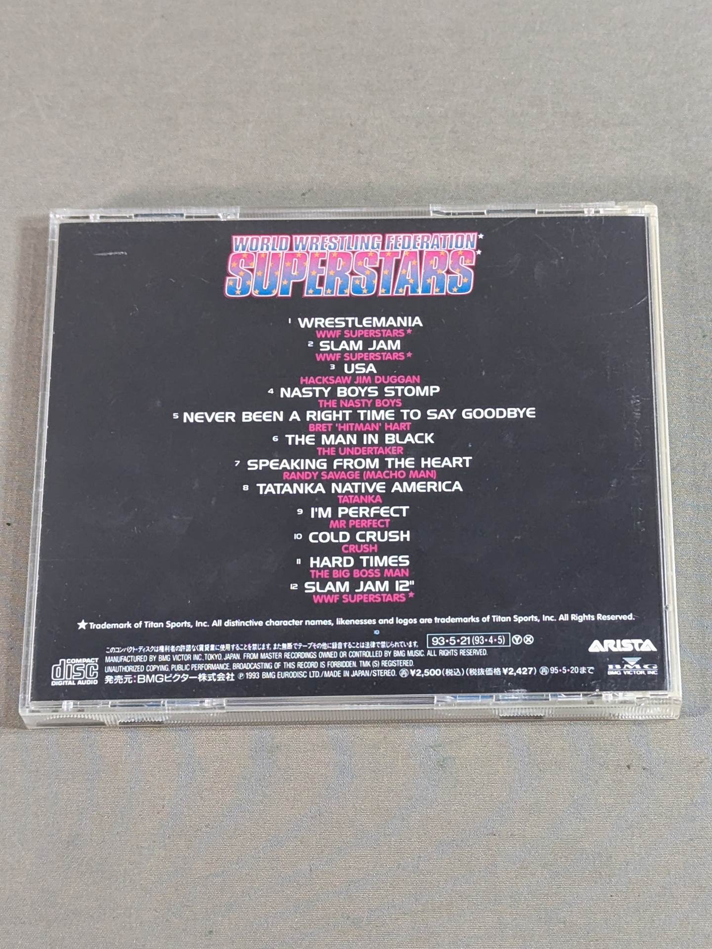 WWF SUPERSTARS WRESTLEMANIA-THE ALBUM (Domestic Edition)
