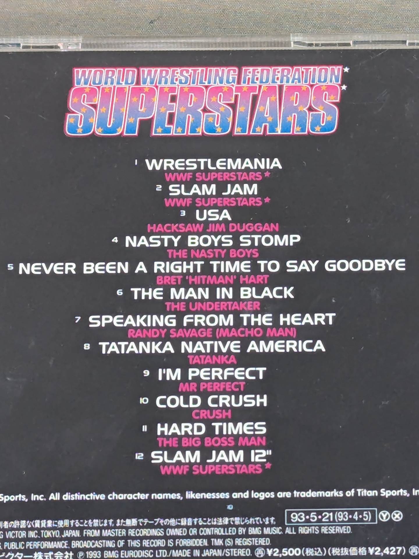 WWF SUPERSTARS WRESTLEMANIA-THE ALBUM (Domestic Edition)
