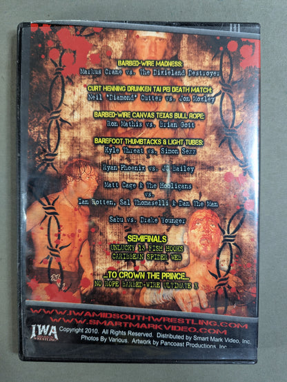 IWA MID SOUTH 2010 PRINCE OF THE DEATH MATCHES