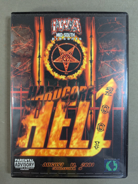 IWA MID SOUTH HARDCORE hell ＆ book 2001