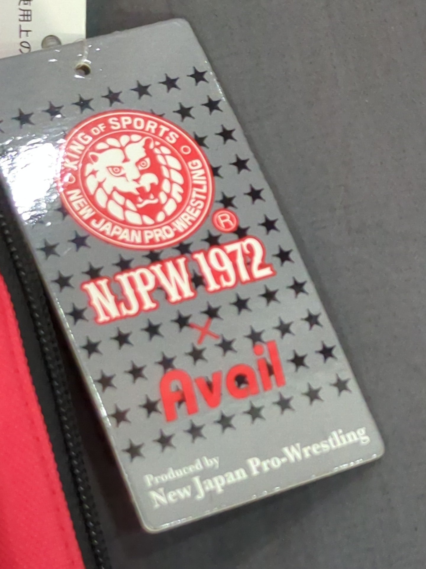 【New Japan Pro Wrestling × Shimamura】 Lion Mark Shoulder Bag (Red)