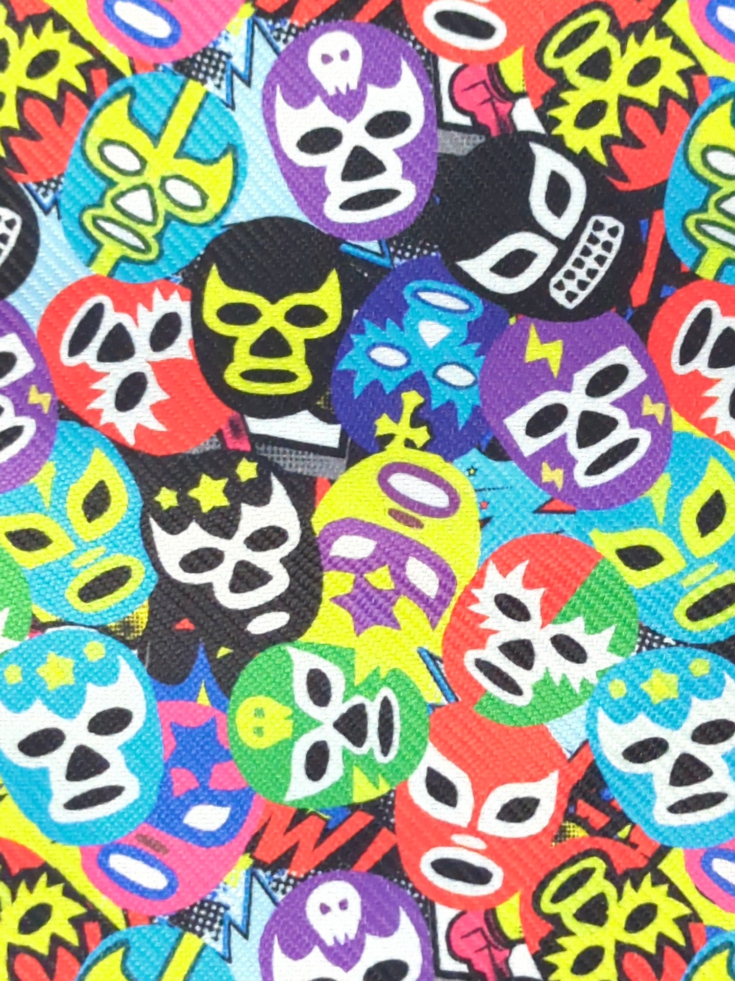 [2 fighters hand signed autograph Maskman Illustration Bag