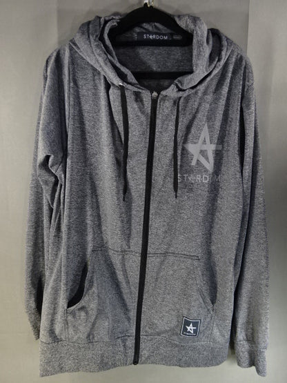 スターダム×アベイル ドライジップパーカー①(グレー)