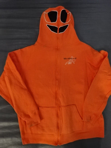 ★ You can become a saku machine! ★ Kazushi Sakuraba Zip Hoodie (1) (Orange)