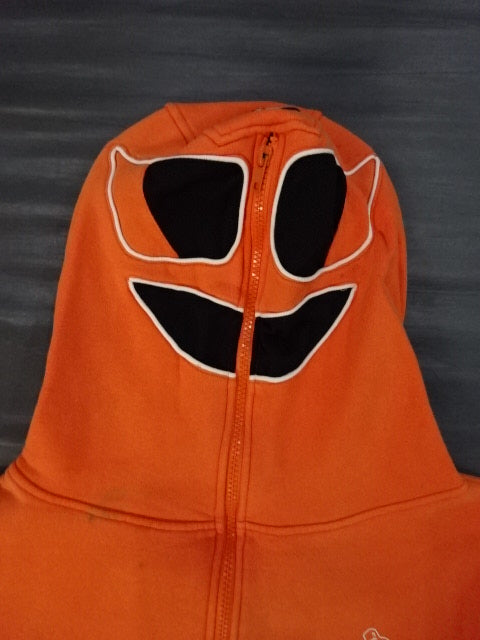 ★ You can become a saku machine! ★ Kazushi Sakuraba Zip Hoodie (1) (Orange)