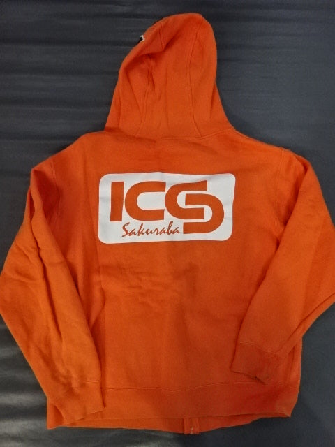 ★ You can become a saku machine! ★ Kazushi Sakuraba Zip Hoodie (1) (Orange)