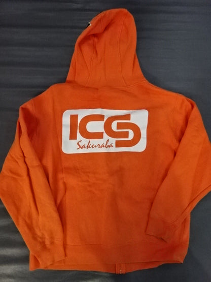 ★ You can become a saku machine! ★ Kazushi Sakuraba Zip Hoodie (1) (Orange)