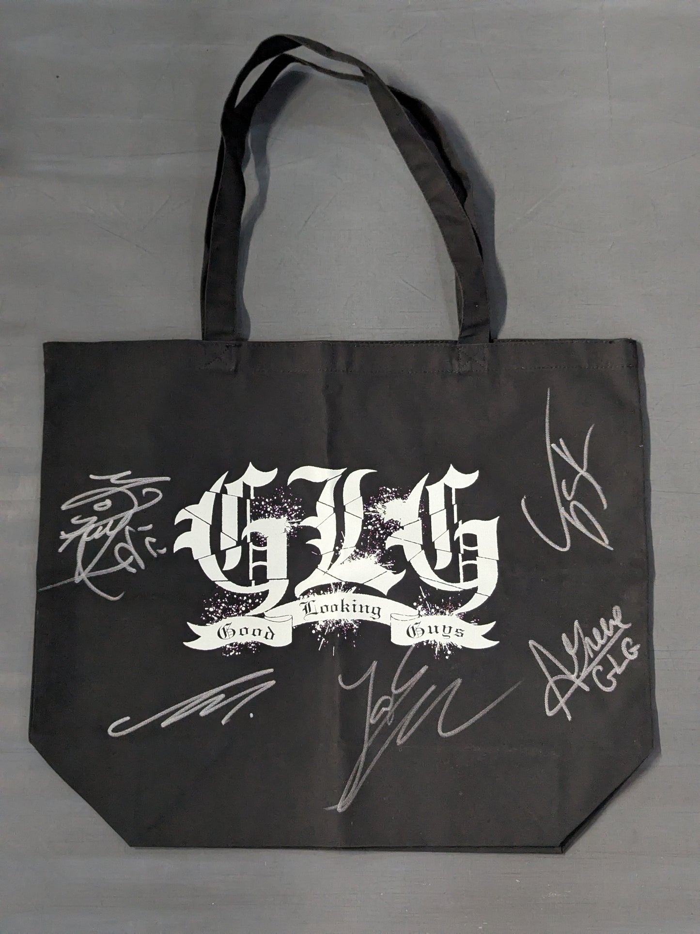 【5選手直筆サイン入り】GLG ロゴ ラージ トートバッグ