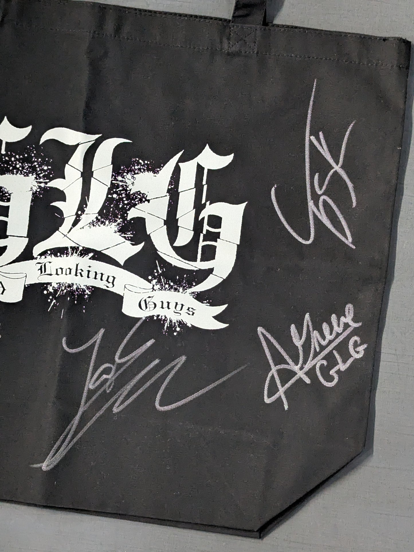 【5選手直筆サイン入り】GLG ロゴ ラージ トートバッグ