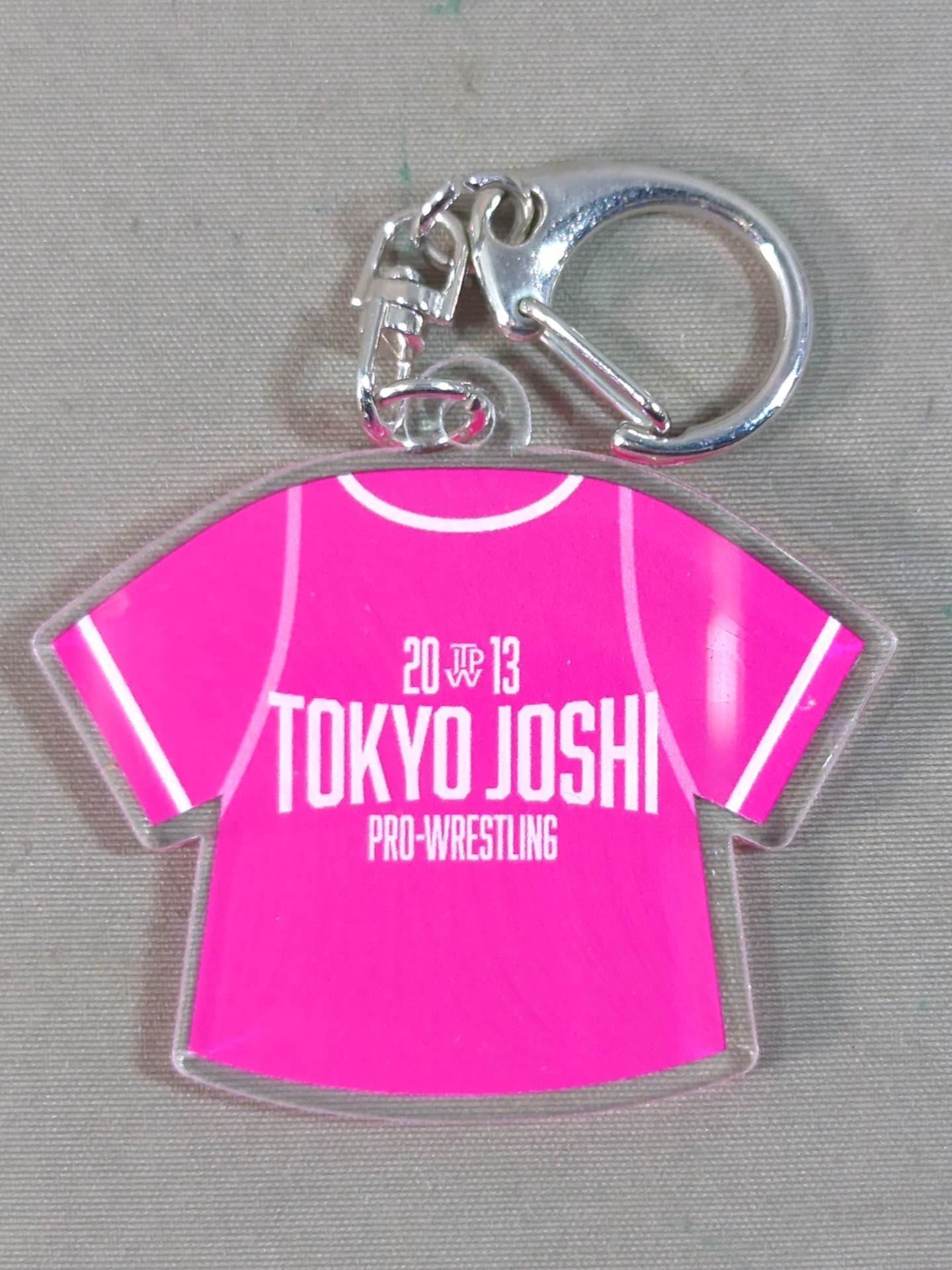 山下実優 東京女子プロレス ベースボールシャツ風アクリルキーホルダー