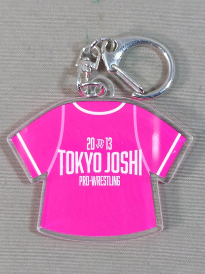 山下実優 東京女子プロレス ベースボールシャツ風アクリルキーホルダー