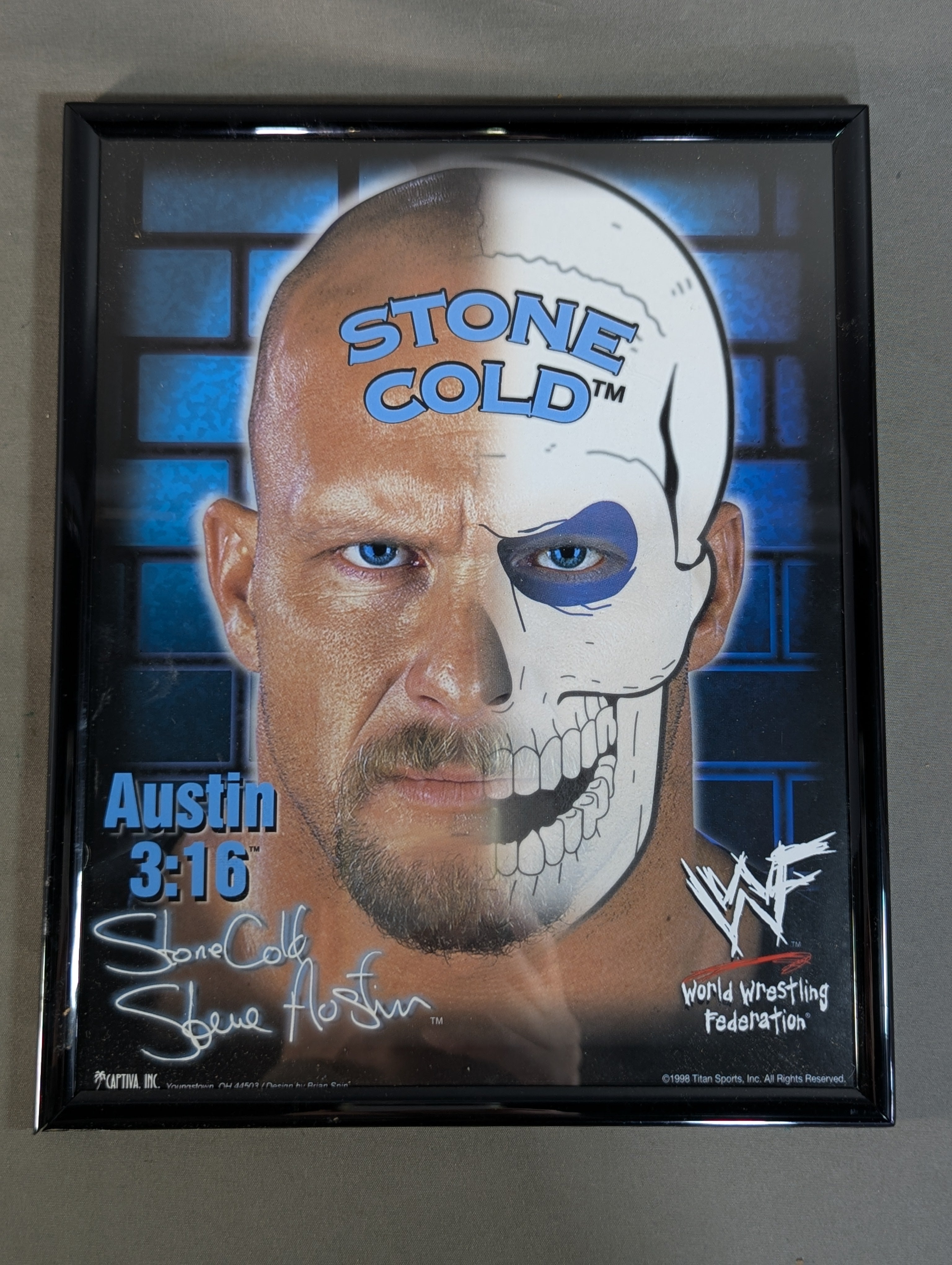 WWF ストーン・コールド・スティーブ・オースチン フレームフォト②