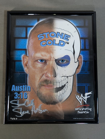 WWF ストーン・コールド・スティーブ・オースチン フレームフォト②