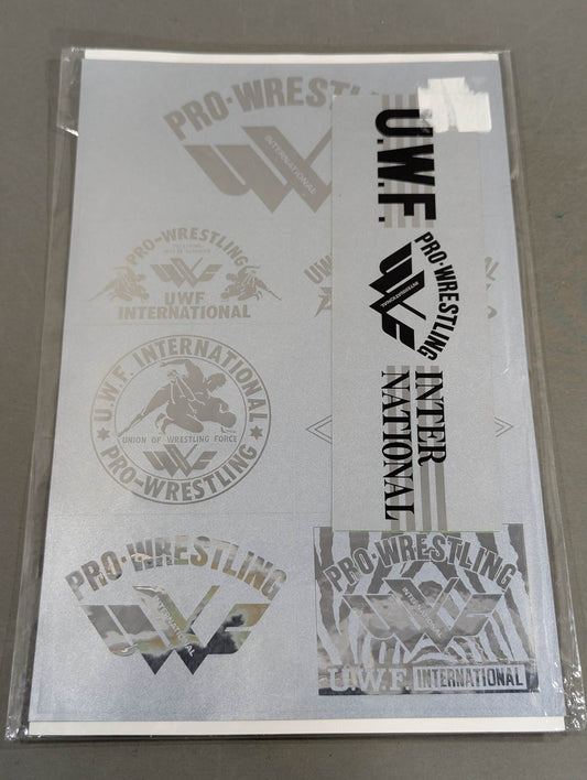 UWF INTERNATIONAL ロゴステッカーセット