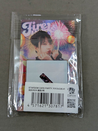 Saki Kashima  STARDOM CARD PARTY Acrylic Stand Yukata 2024