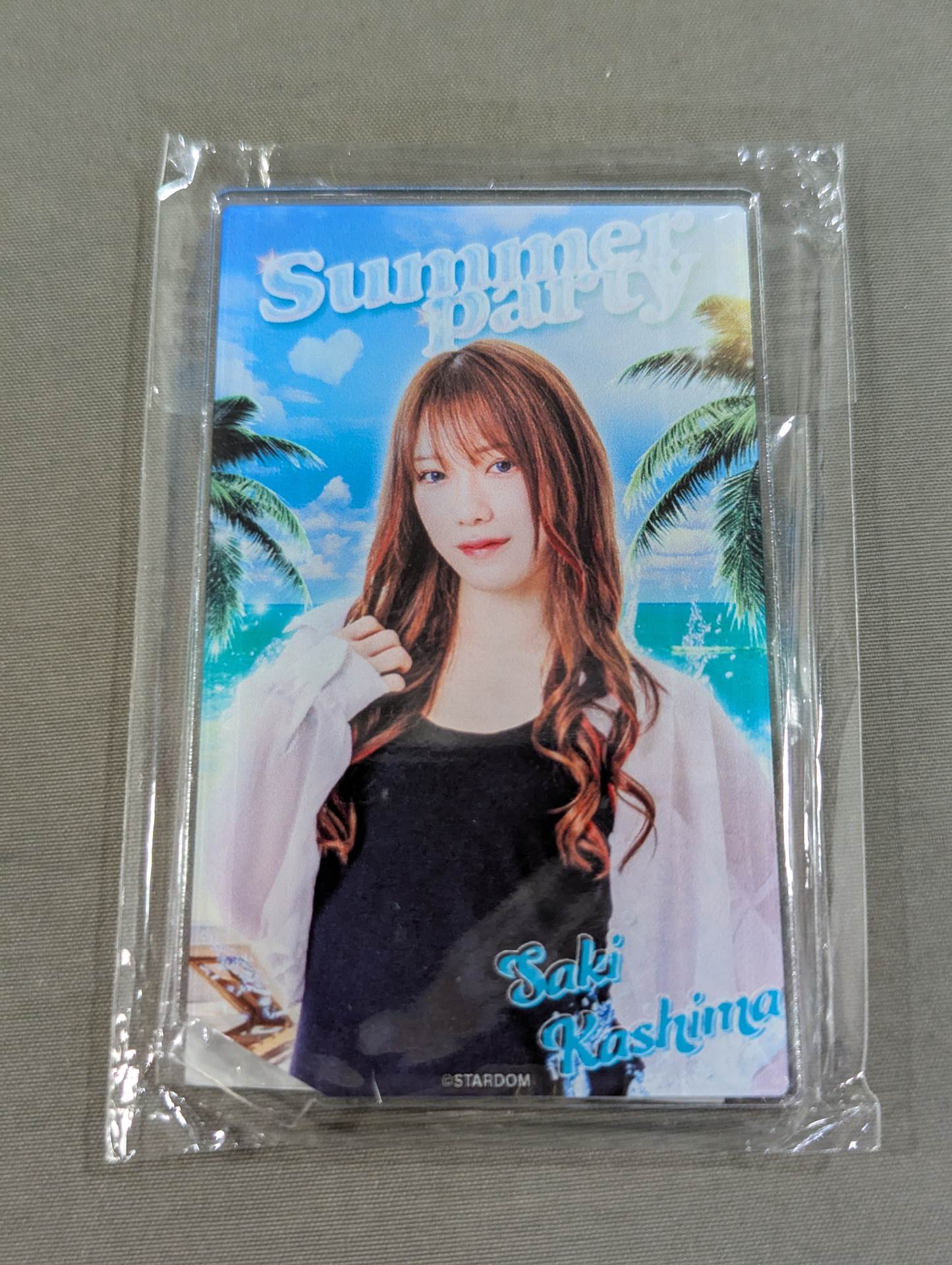 Saki Kashima  STARDOM CARD PARTY Acrylic Stand Plain Clothes 2024