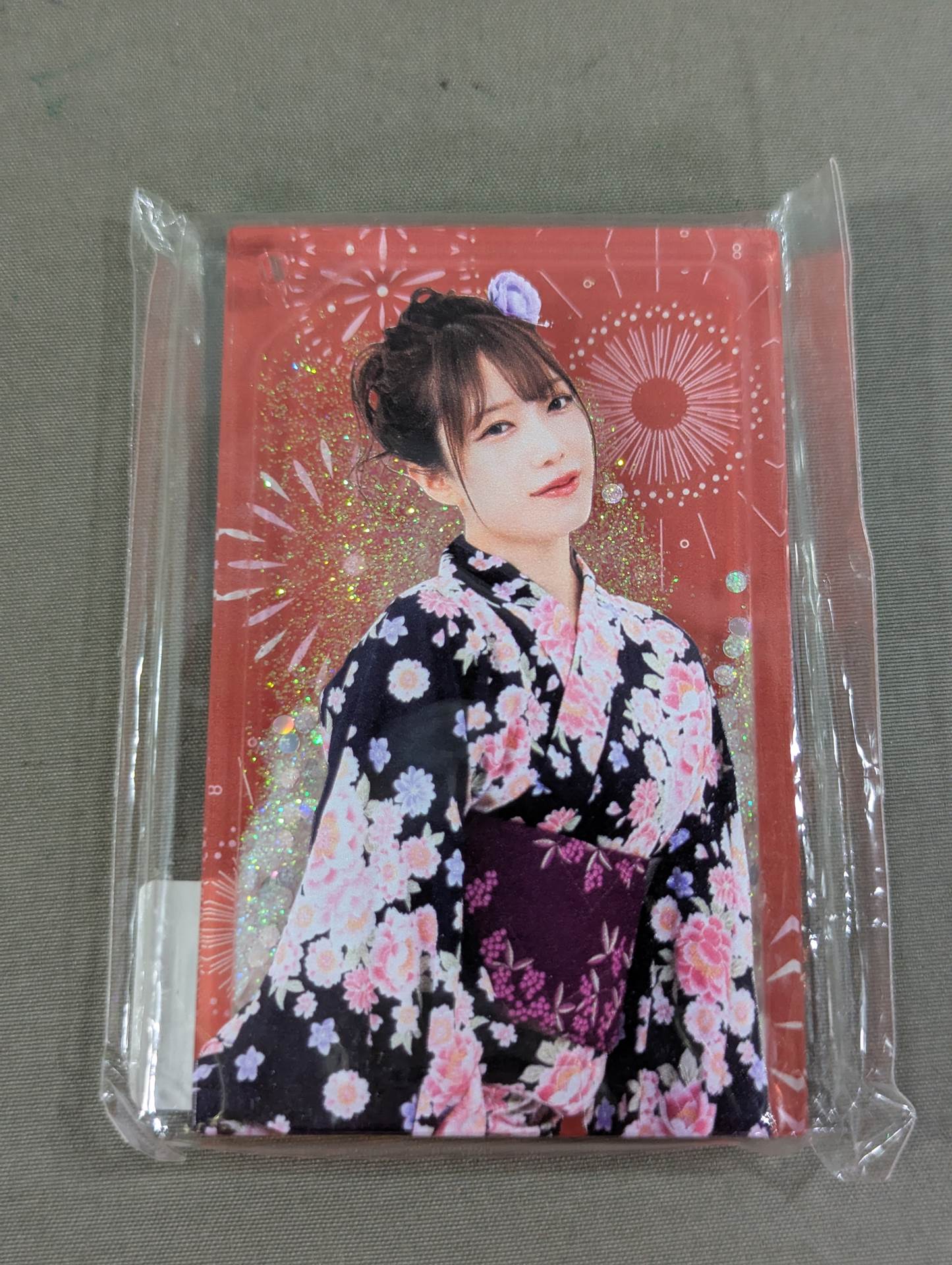 Saki Kashima  Oil in Aqua Yukata