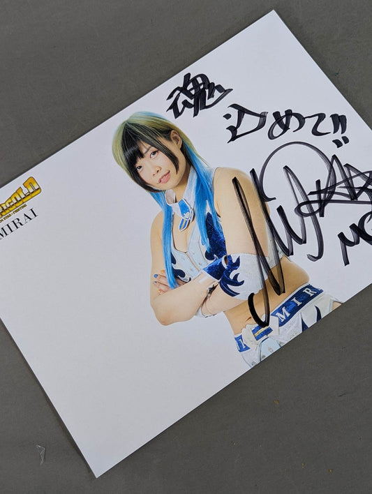 MIRAI 直筆サイン入り ポートレート(A-3)
