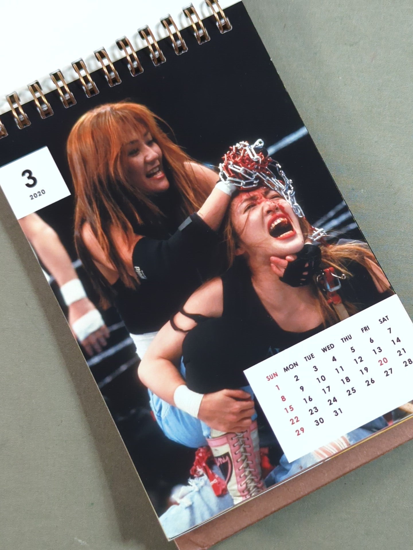 【直筆サイン入り】工藤めぐみ 2020年 卓上カレンダー