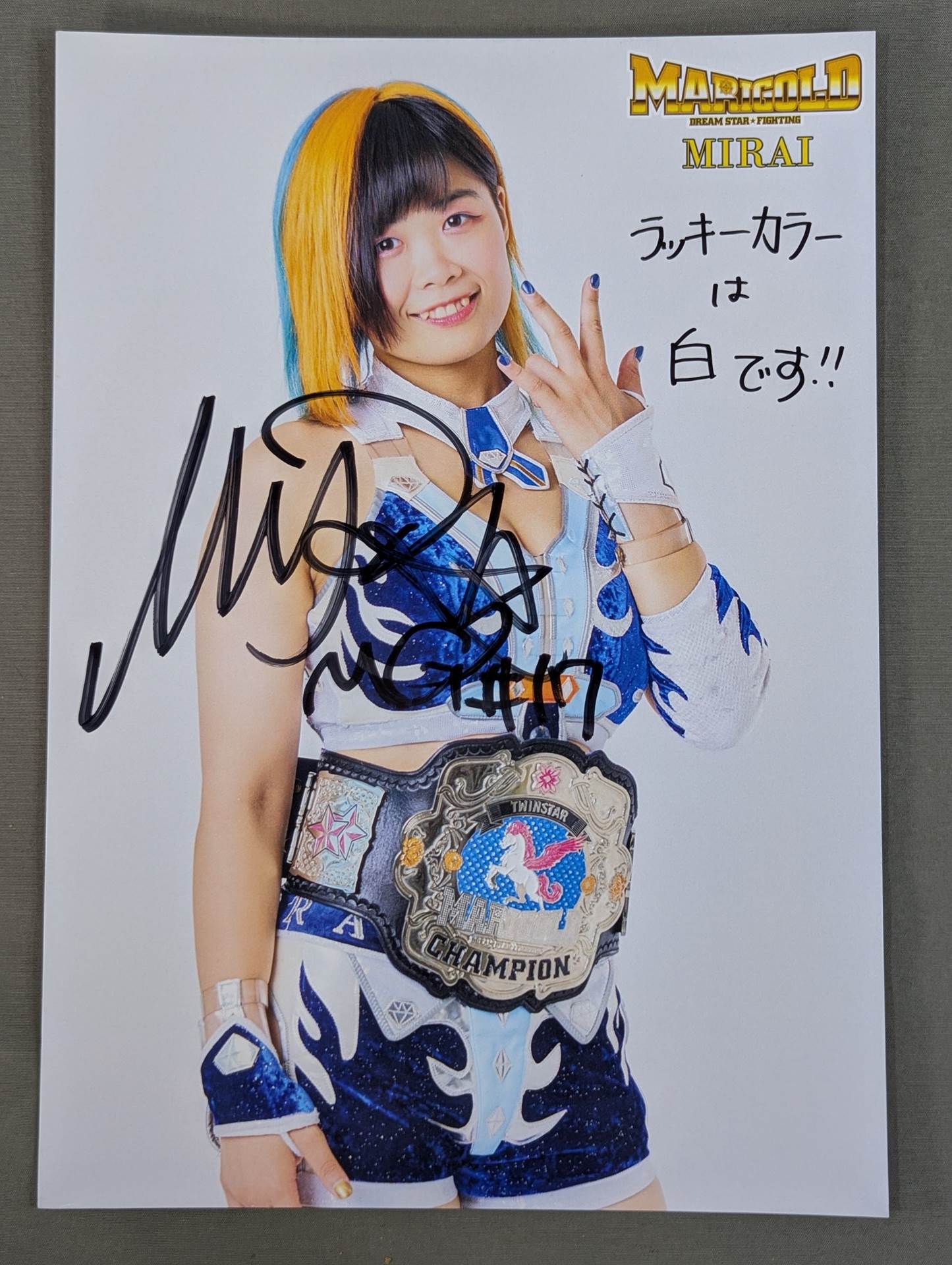 STRIKEGOLD 本人直筆サイン入りポスター STRIKEGOLD 本人直筆サイン入りポスター