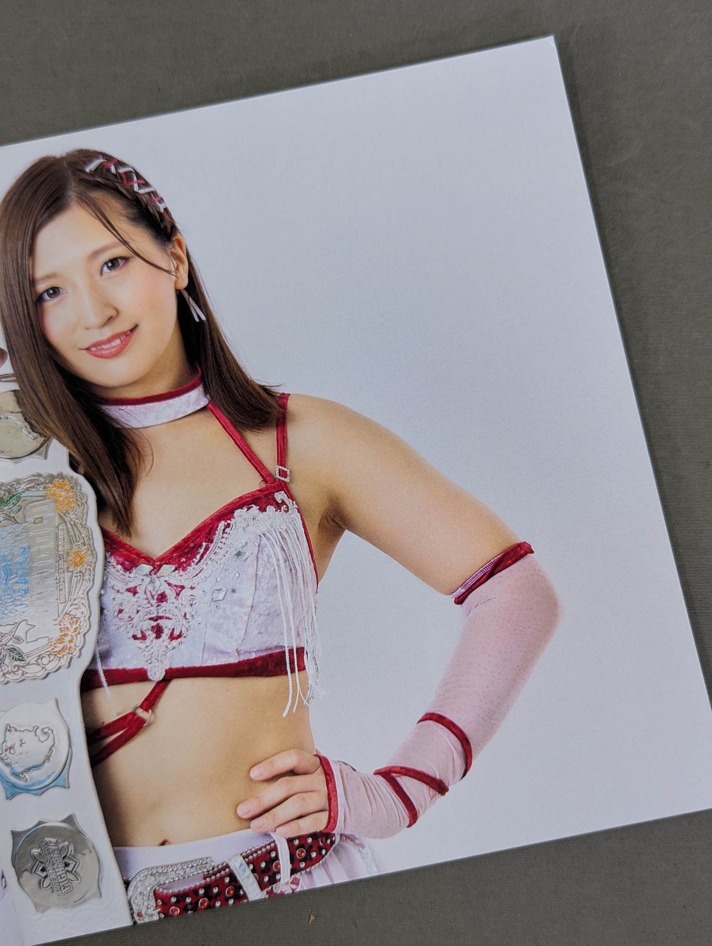 青野未来 直筆サイン入り ポートレート(E-1)