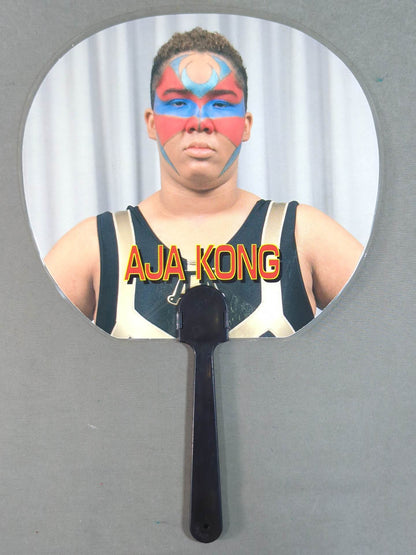 【直筆サイン入り】アジャ・コング ミニうちわ