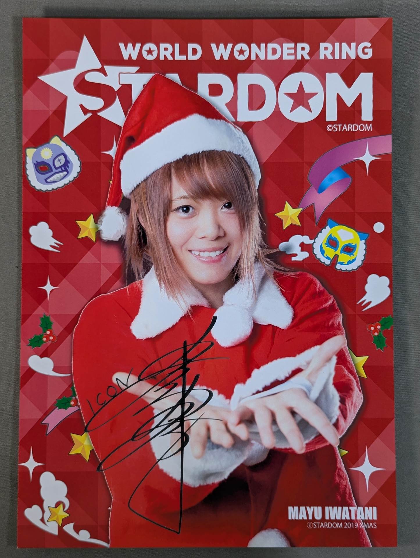 岩谷麻優 サンタ ポートレート (STARDOM 2019 XMAS)