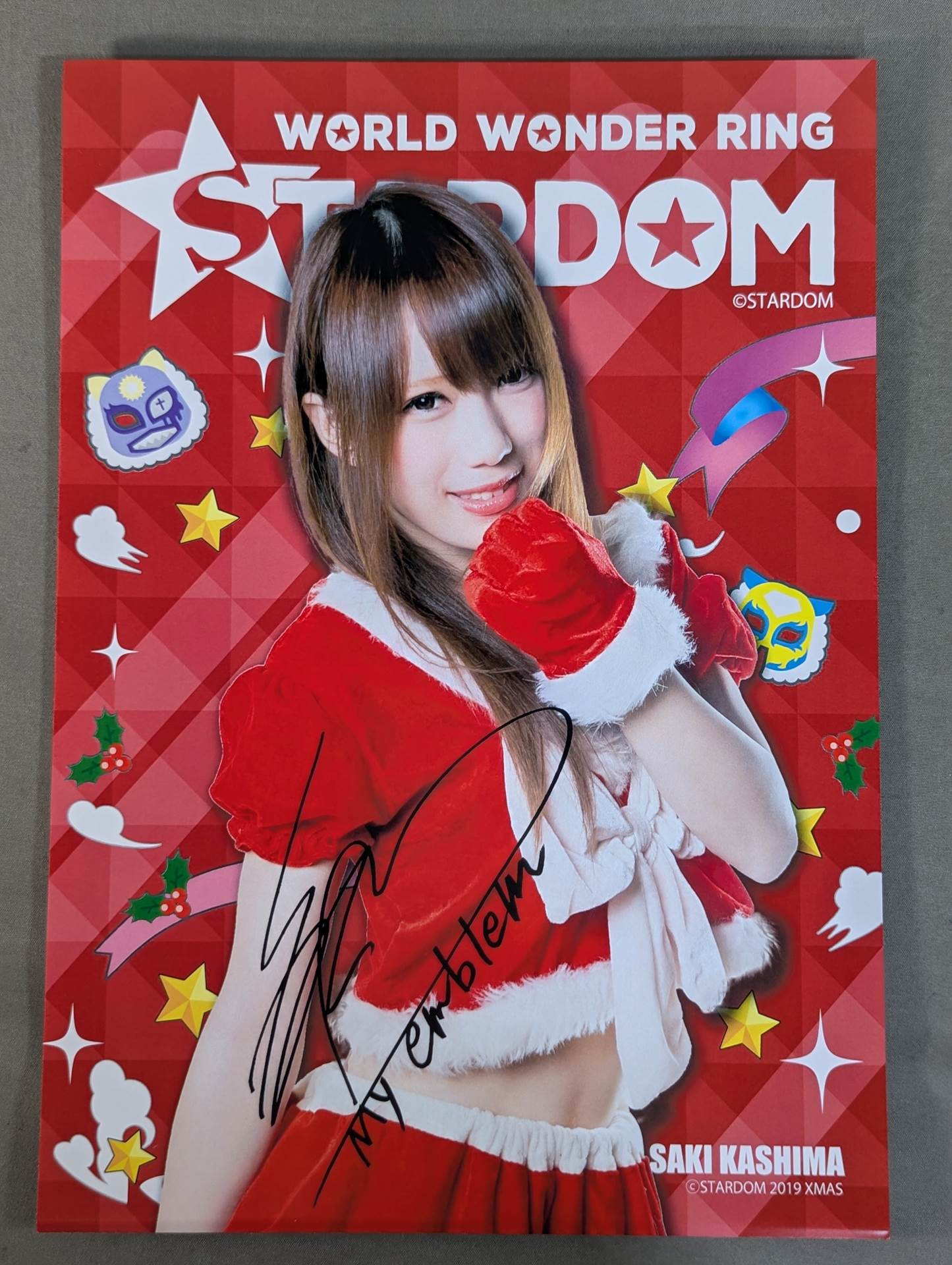 鹿島沙希 サンタ ポートレート (STARDOM 2019 XMAS)