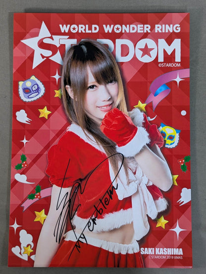 鹿島沙希 サンタ ポートレート (STARDOM 2019 XMAS)
