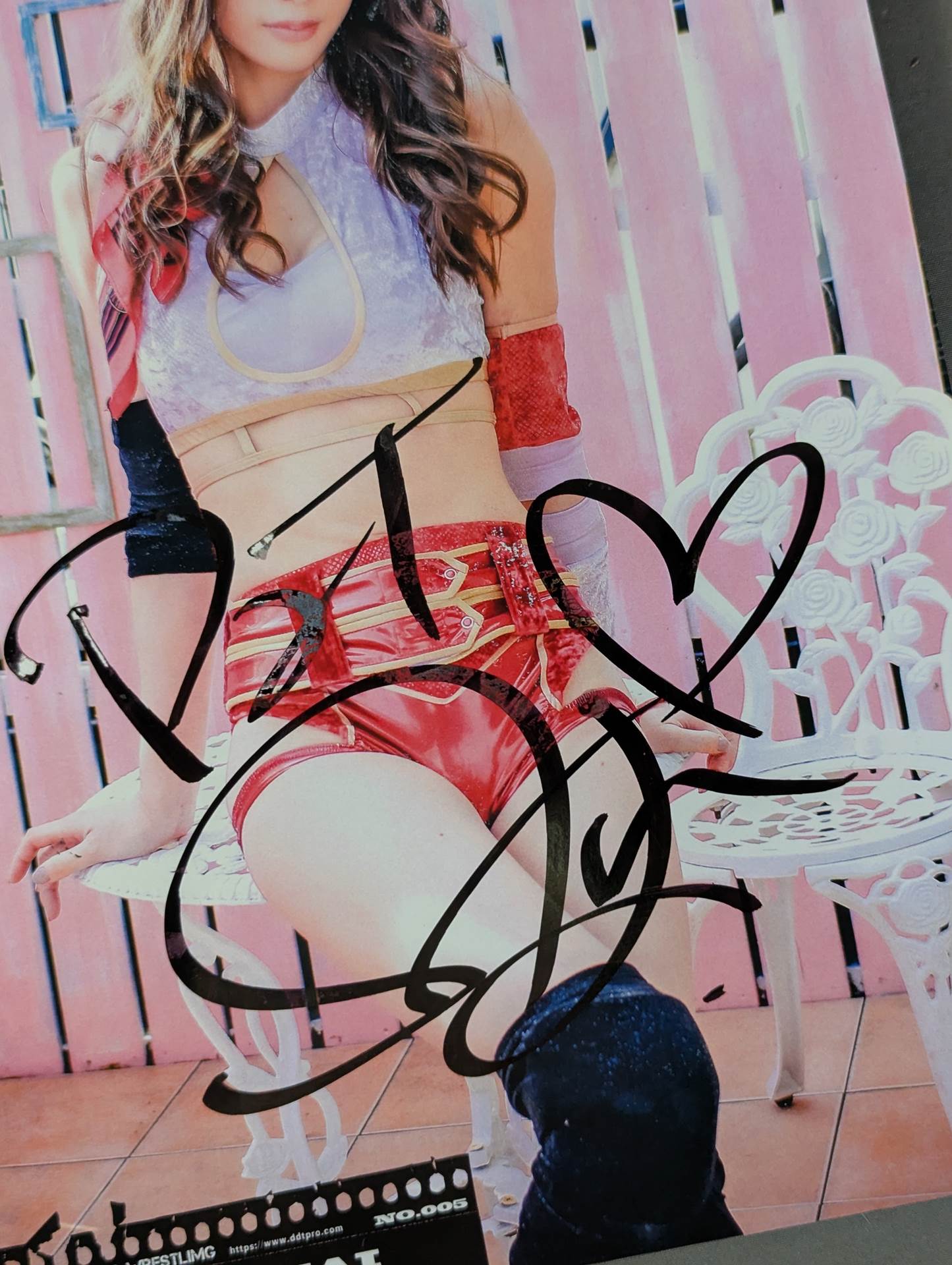 赤井沙希 直筆サイン入り ポートレート(A-4) – 闘道館