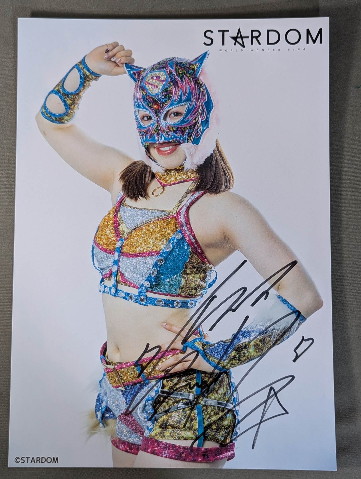 STARLIGHT KID  hand signed autograph  Starda Pro-Photo (D-6)